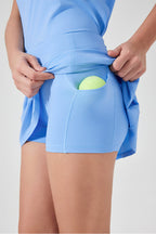 Cassia Double-Layer Pleated Skort