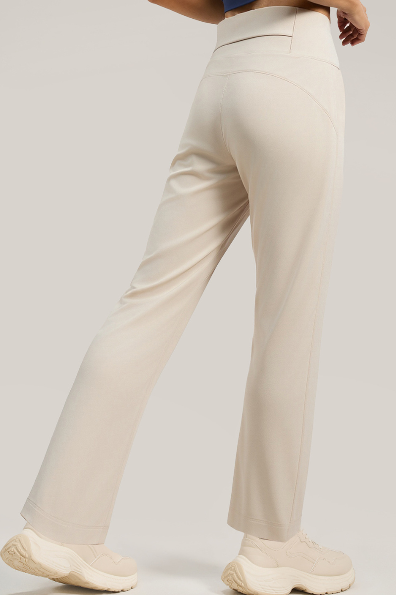 Willa Draped Wide-Leg Pants