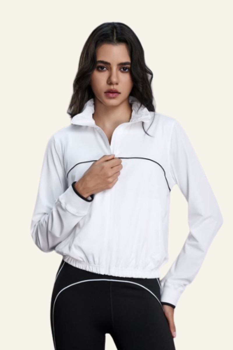 Women's Athletic  Windproof Stand-Collar Jacket