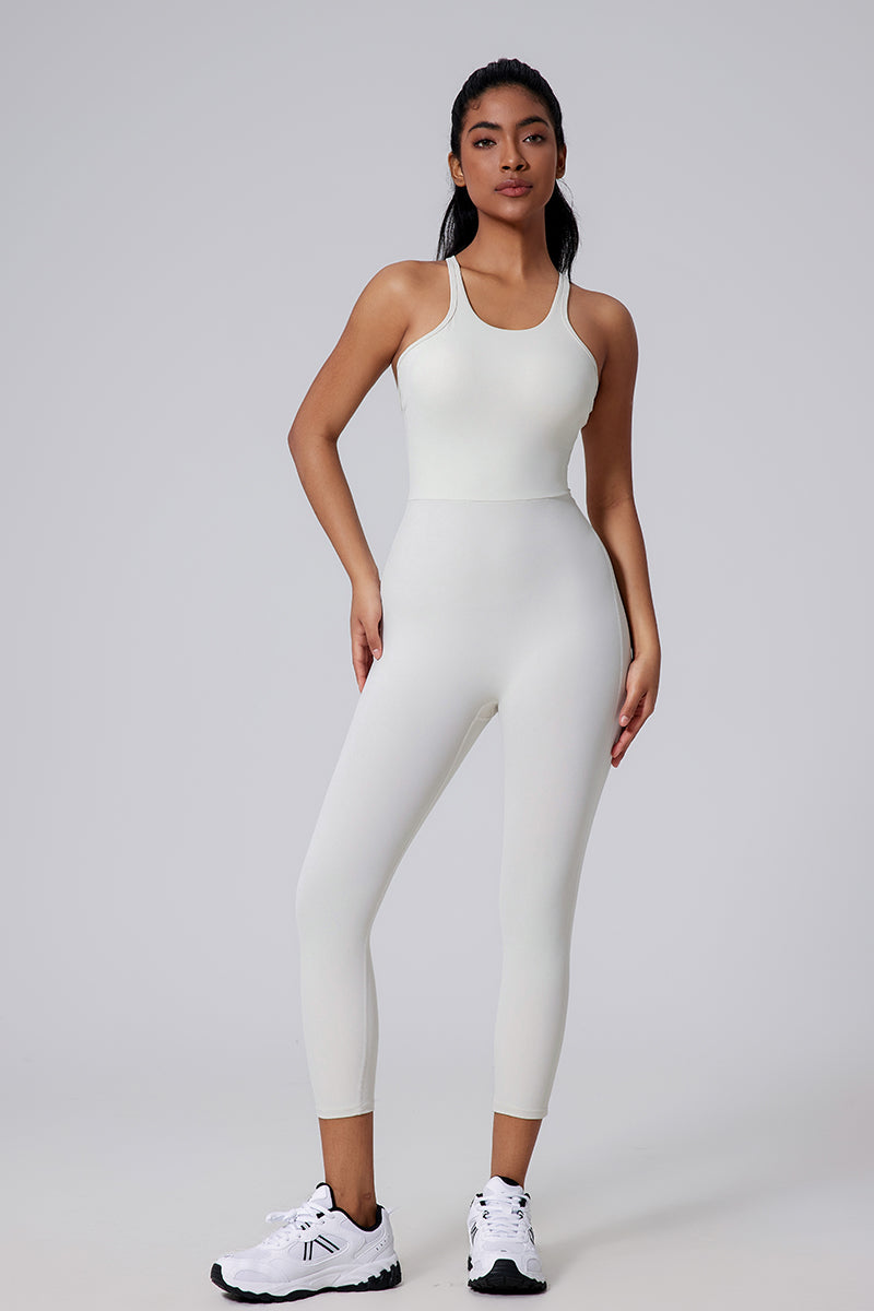 Liv V-Back Full-Length Bodysuit