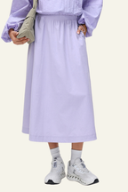 Verena High-Waist A-Line Midi Skirt