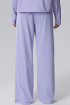 Lena Waffle Drawstring Straight Leg Pants