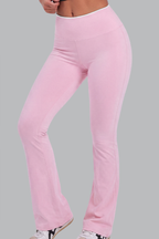 Pantalón acampanado Selene con tiras cruzadas en la espalda