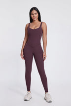 Body de yoga Amara con espalda en U