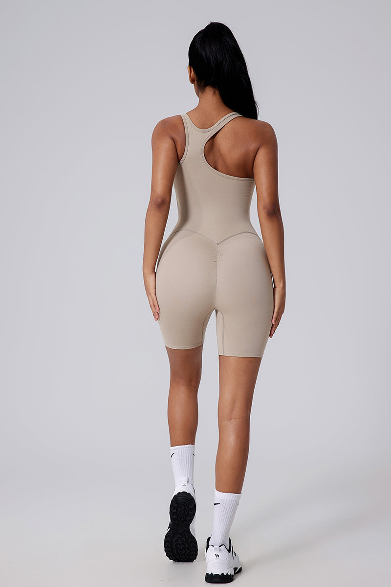 Body Inga con espalda en Y y short integrado