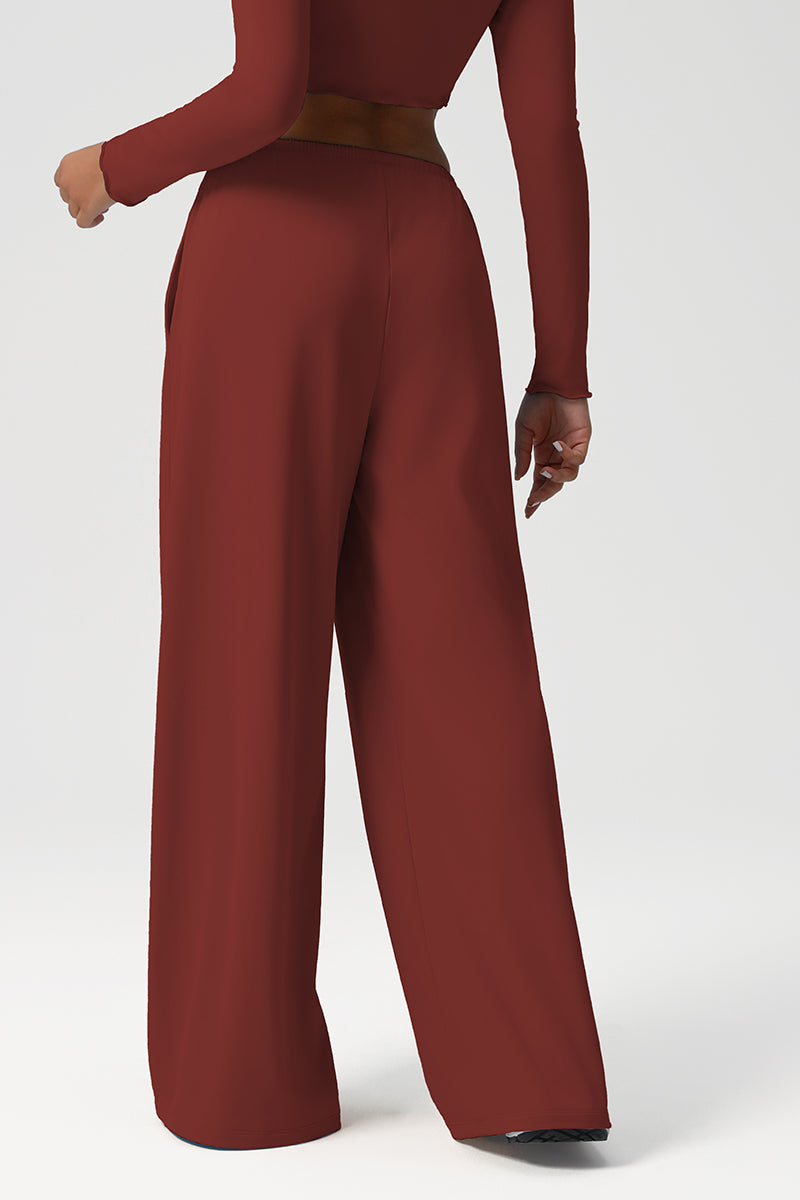 Jade Low-Rise Wide Leg Pants