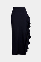 Elegant Black Swimsuit & Sarong