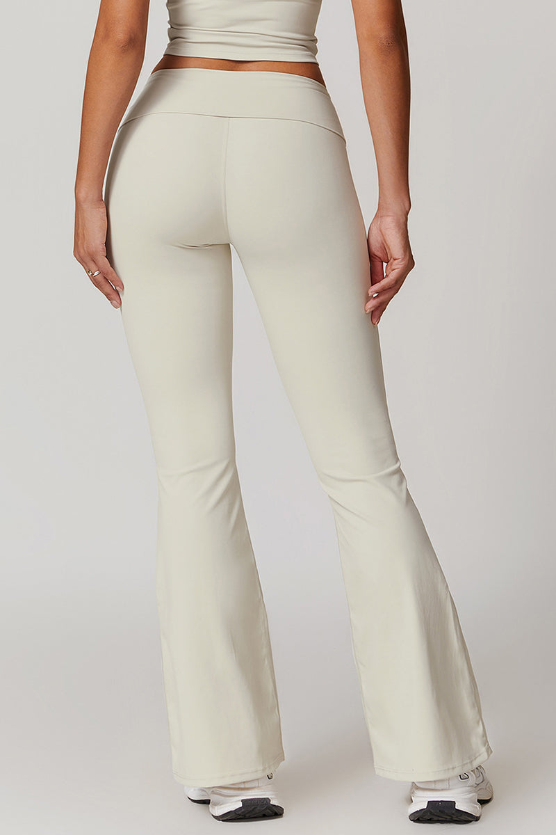Nell Fold-Over Flare Pants