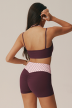 Conjunto Mimi de sujetador y shorts de lunares