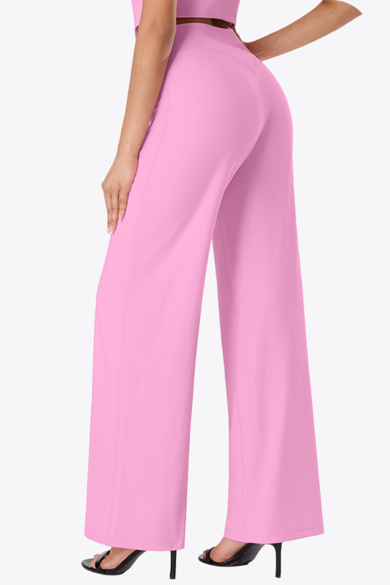 Ada Brushed Wide-Leg Pants