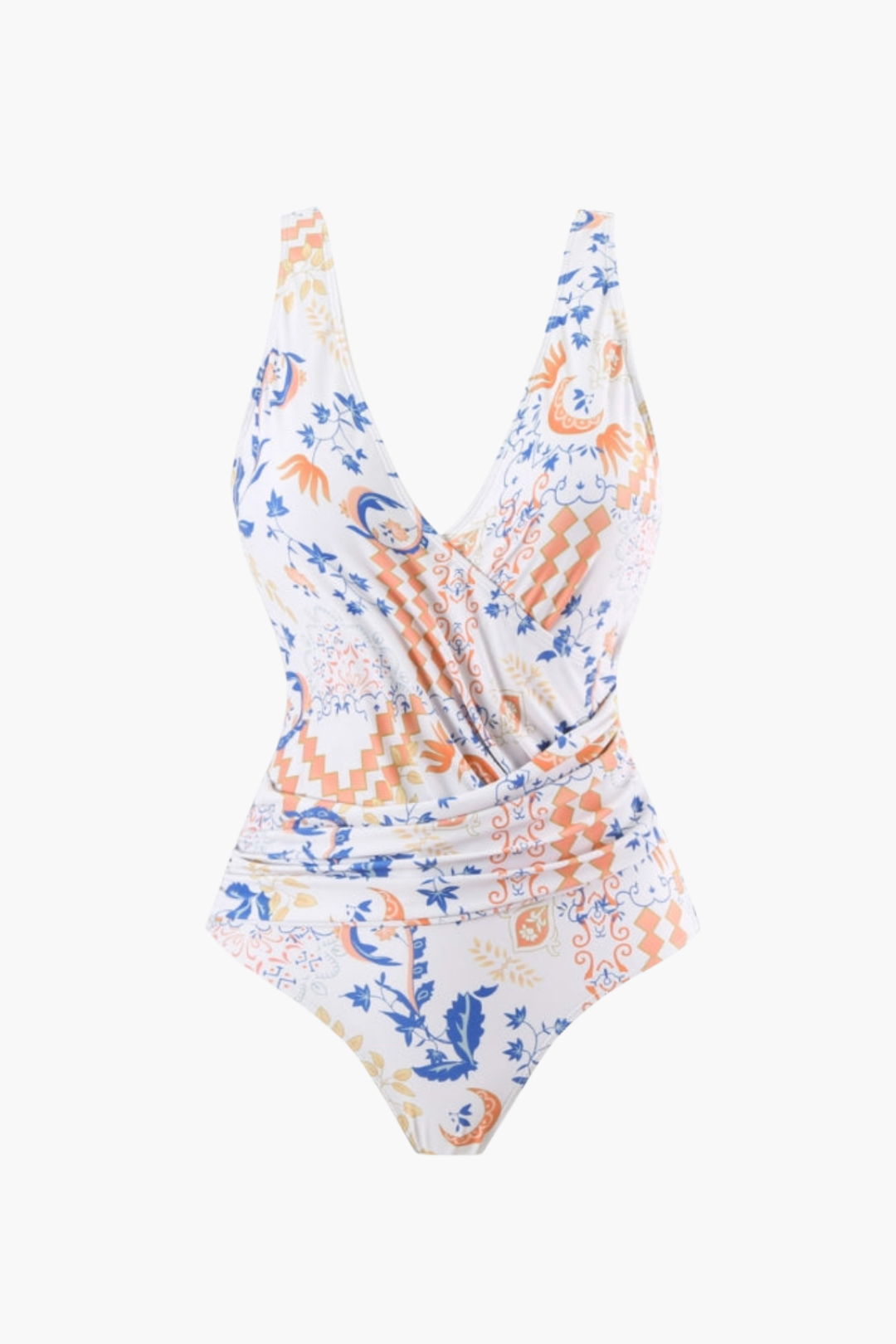 Soft Printed Swimsuit & Sarong