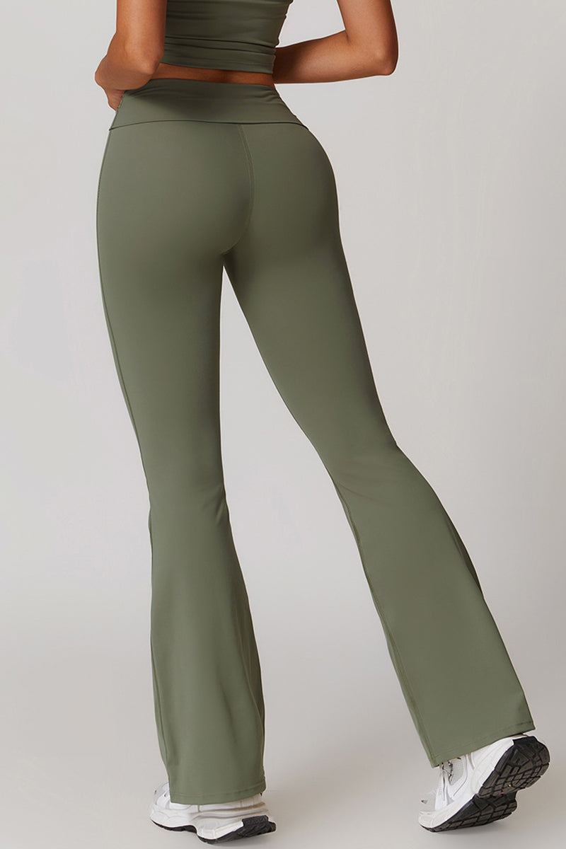 Nell Fold-Over Flare Pants