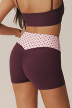Shorts fruncidos Mimi de lunares