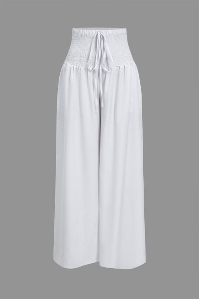 Breeze Ruffle Crop &amp; Palazzo Trouser Set
