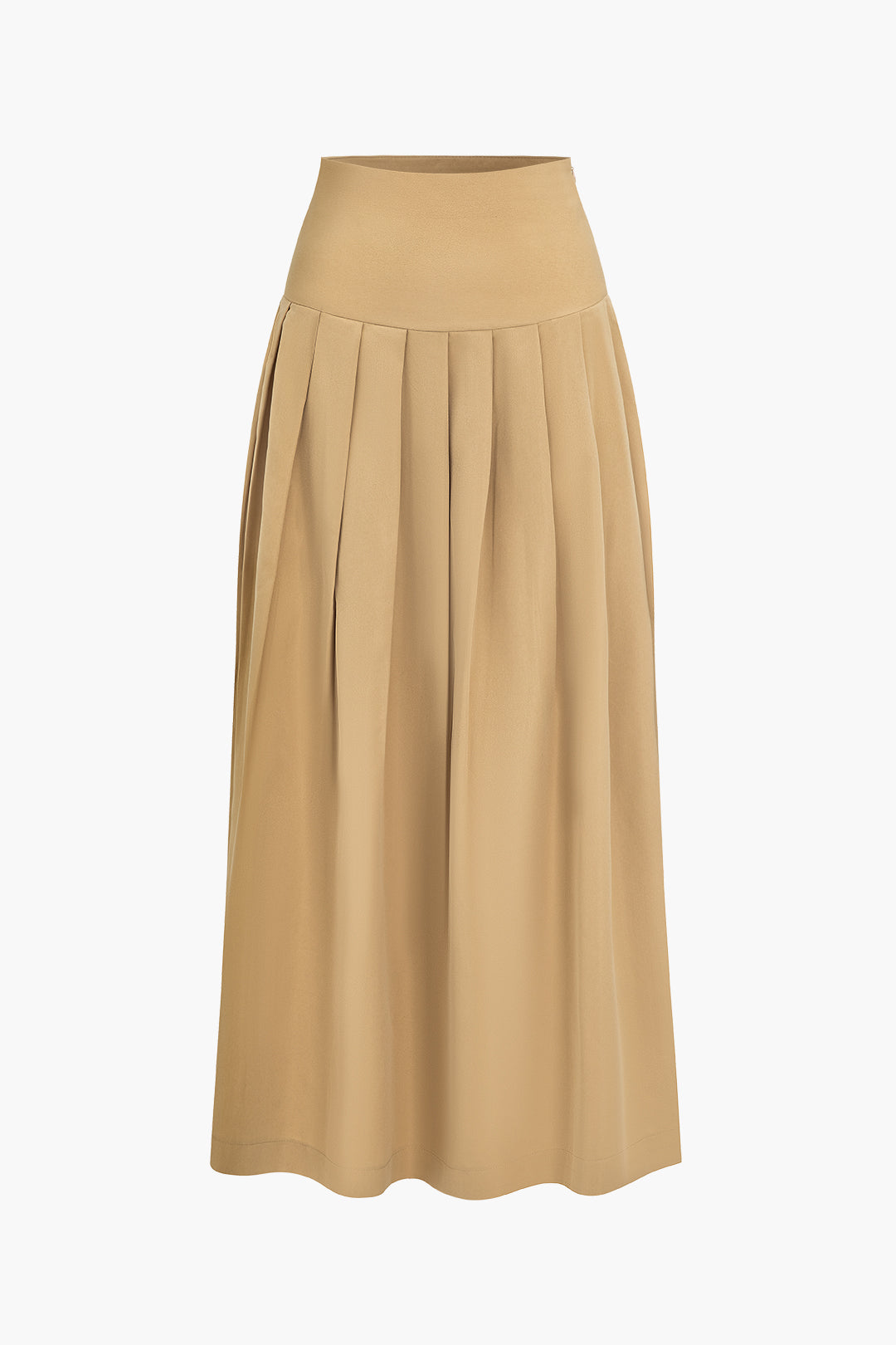 High Waist Pleated Skirt