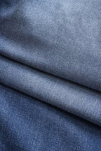 Koyu Renk Yıkamalı Bol Paçalı Kot Pantolon