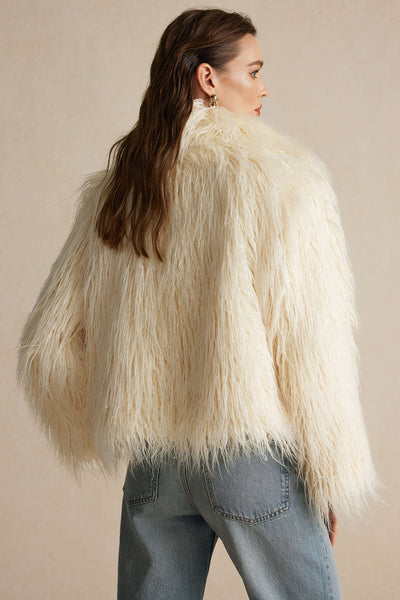 Ivory Dream Fur Jacket