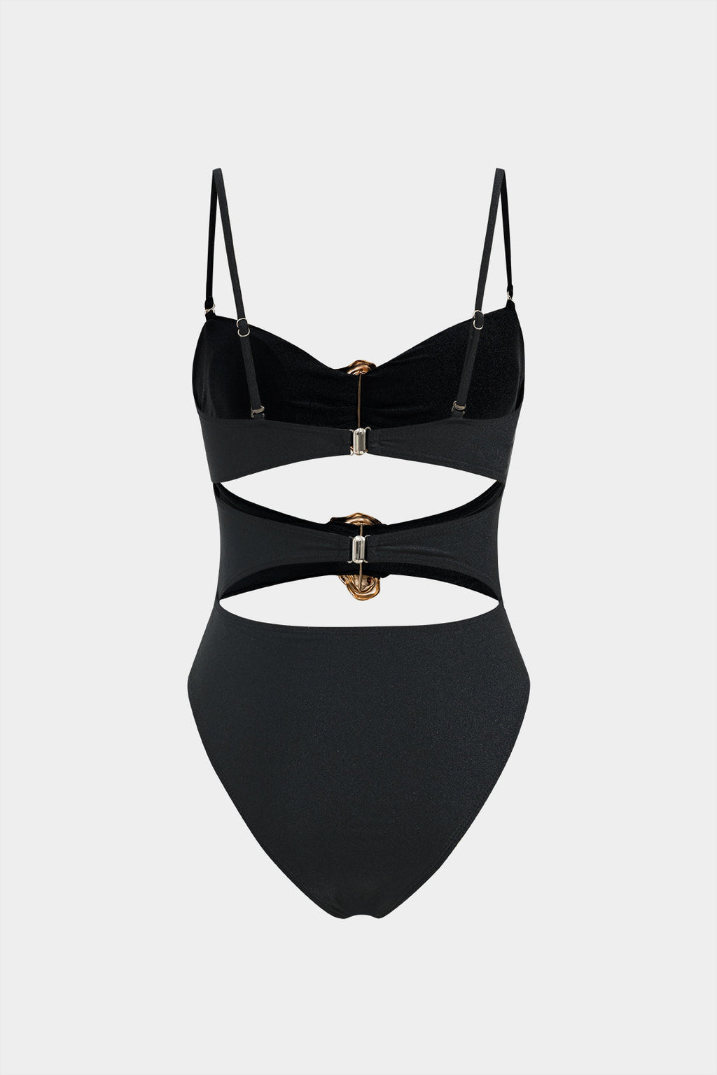Noir Jewel Cut-Out Swimsuit