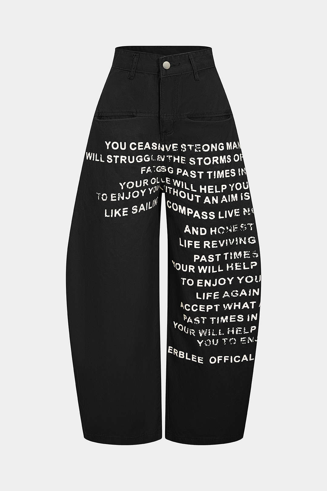 Geniş Paçalı Pantolonlarda Açıklama Yazısı