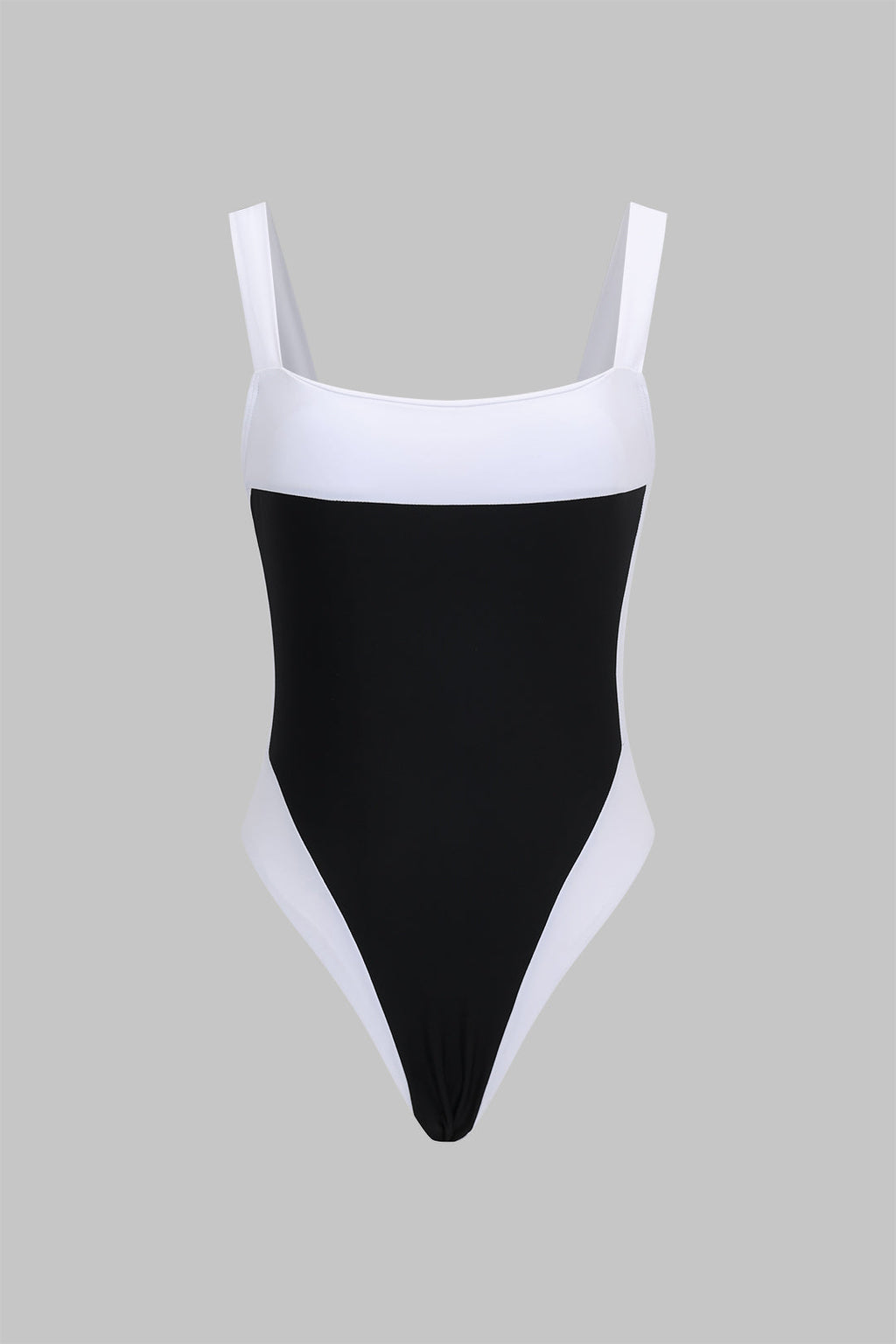 Monochrome Sculpt Minimal Swimsuit