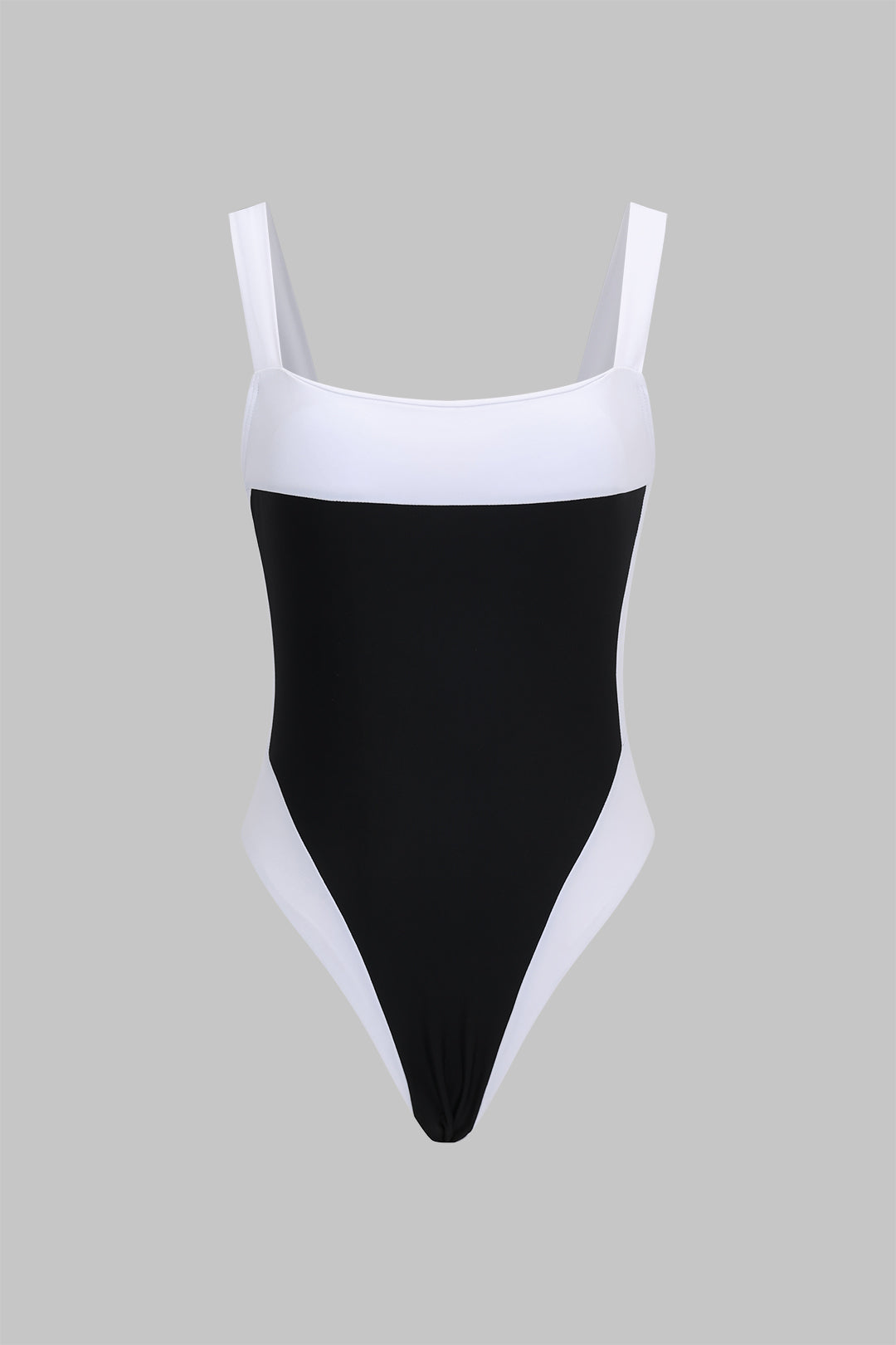 Monochrome Sculpt Minimal Swimsuit