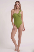 Olive Texture Swimsuit