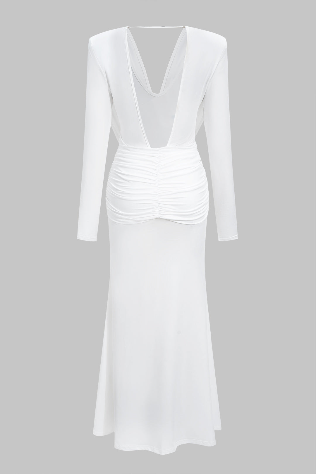 Dökümlü Uzun Elbise