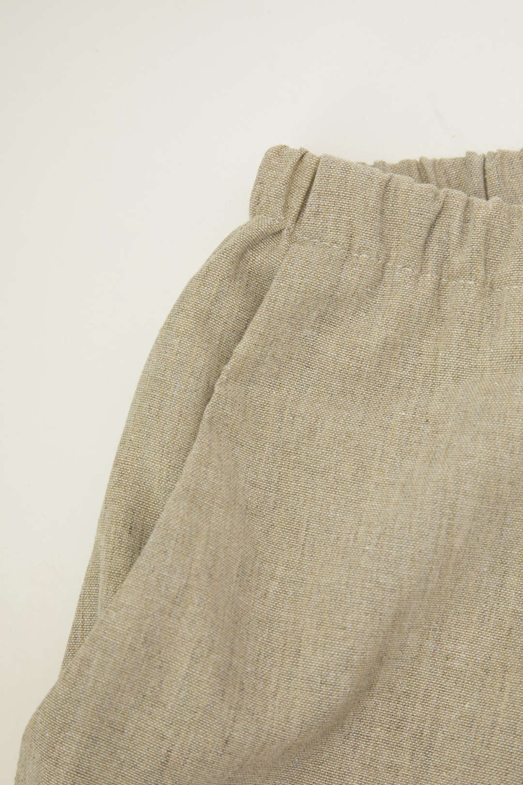 Basic Linen Drawstring Pantolon