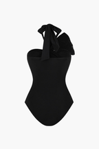 Two-Tone Tie Swimsuit & Sarong