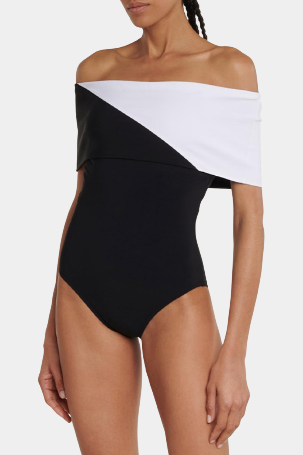 Elegant Black Swimsuit & Sarong