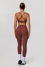Women's Sports Polka Dot Bra Leggings Two-Piece Set
