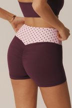 Shorts fruncidos Mimi de lunares