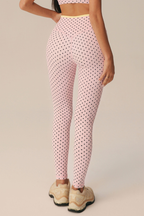 Fifi Polka Dot High-Waist Leggings