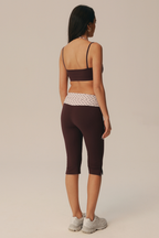 Mimi Polka Dot Bra & Capri Leggings Set