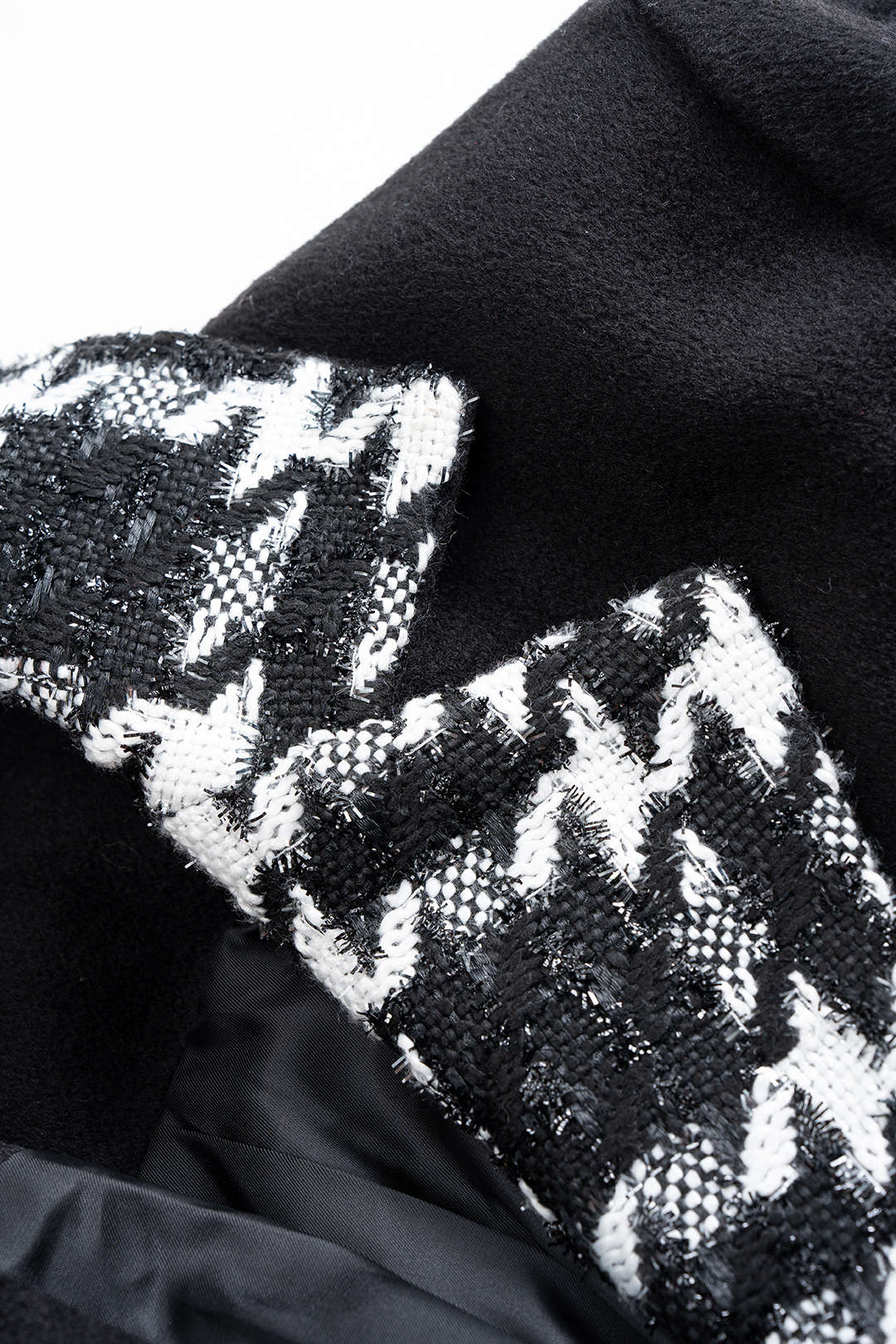 Manteau à accent pied-de-poule Vandoria