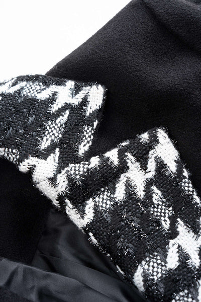 Manteau à accent pied-de-poule Vandoria