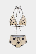 Retro Dot Tie Bikini Set