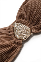 Textured Bandeau Bikini