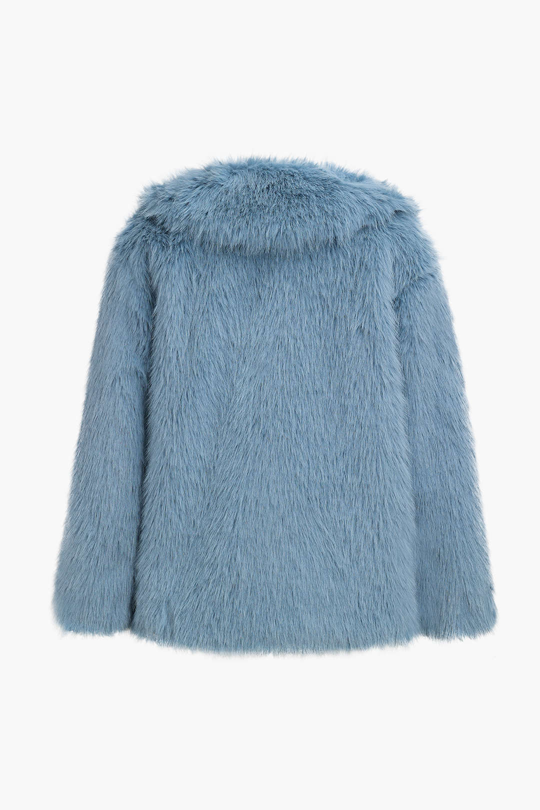 Faux Fur Lapel Ceket