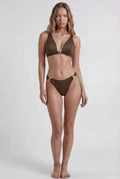 Elegant Brown Bikini