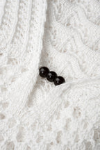 White Crochet Dress