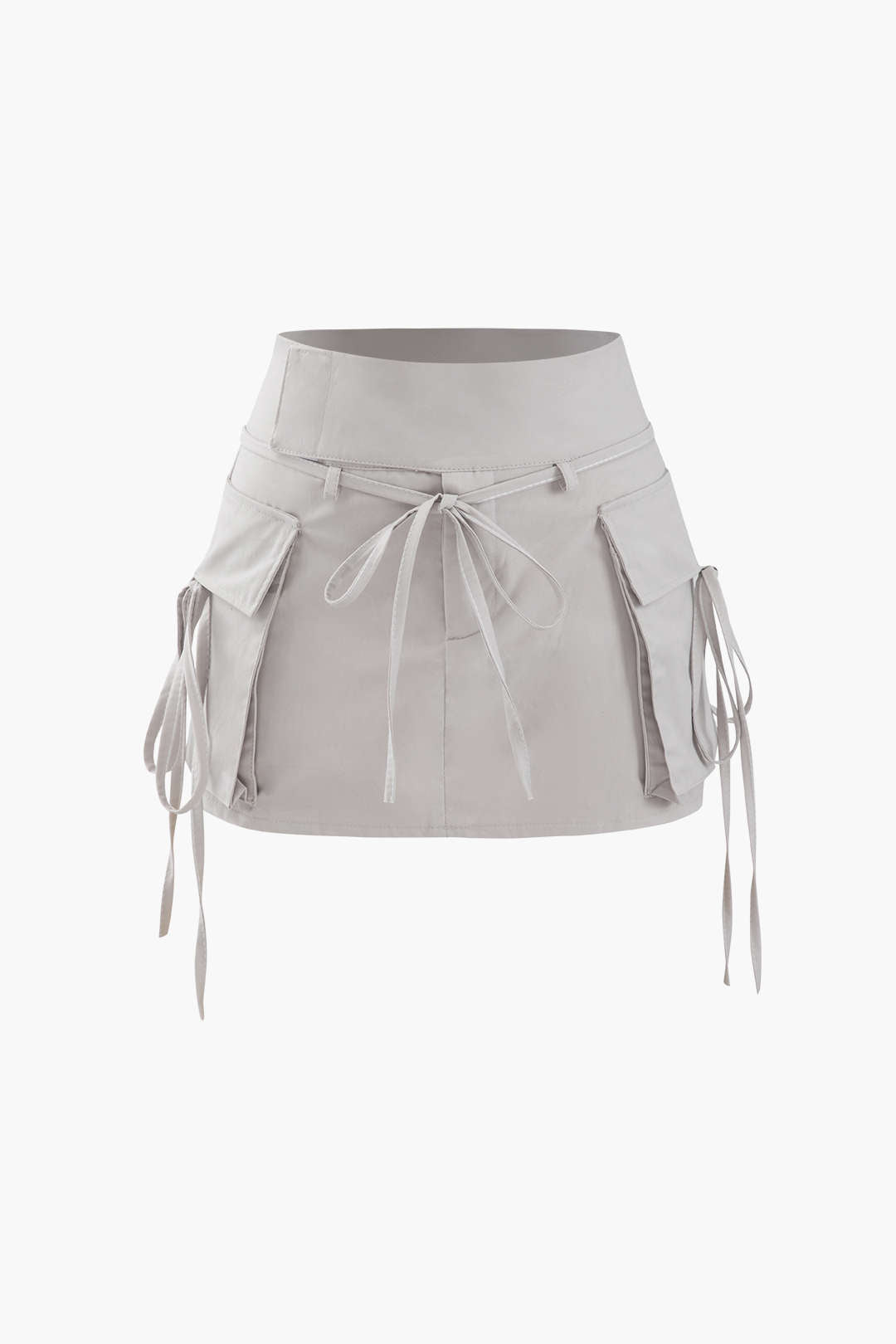 Low Rise Cargo Mini Skirt