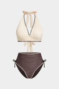 Textured Halter Bikini