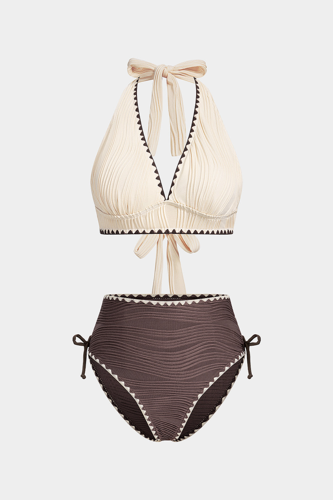 Textured Halter Bikini
