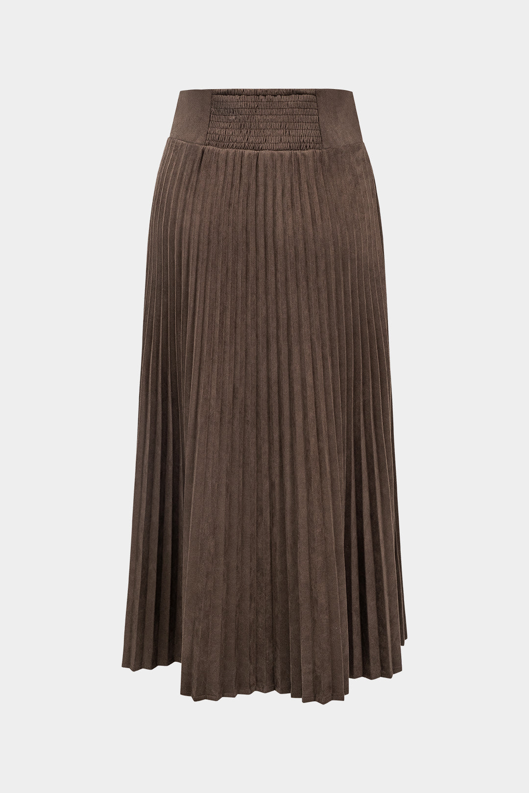 Metallic Pleated Skirt