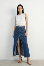 Jupe Denim Évasée
