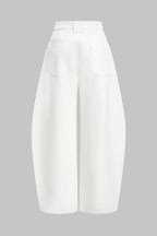 Yapılandırılmış, Bol Paçalı Kot Pantolon