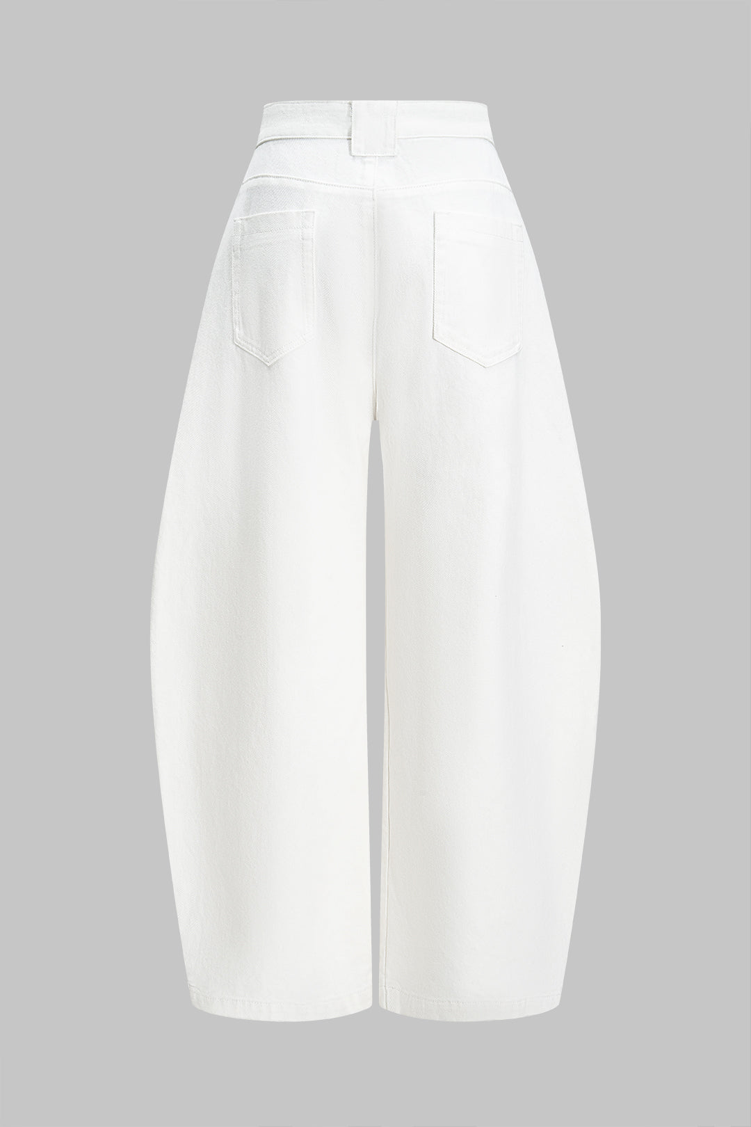 Yapılandırılmış, Bol Paçalı Kot Pantolon