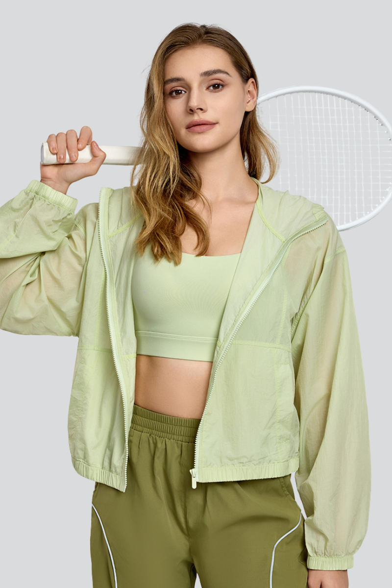 Women Summer Sunscreen Casual Lightweight Breathable Jacket