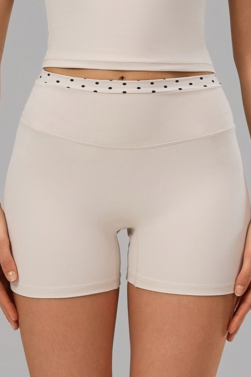 Pippa Polka Dot Waistband Shorts